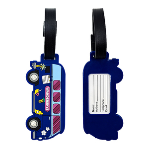 Du lịch PVC hành lý Thẻ tùy chỉnh mềm PVC cao su hành lý <span class=keywords><strong>Tag</strong></span> Vali chủ túi 3D tùy chỉnh logo dễ thương phim hoạt hình hành lý <span class=keywords><strong>tag</strong></span> - Product Image 5