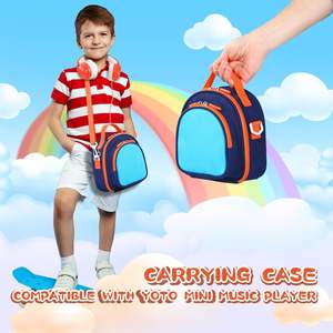 Étui de transport personnalisé pour <span class=keywords><strong>Yoto</strong></span> <span class=keywords><strong>Mini</strong></span> (édition 2024) - Boîte de rangement de voyage pour 30 cartes, lecteur et accessoires pour écouteurs - Product Image 3