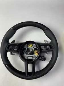 Volante de Cuero Personalizado de Fábrica para Volan Porch Cayenne Lenkrad Panamera <span class=keywords><strong>Taycan</strong></span> Macan 911, Motores para Volante - Product Image 3