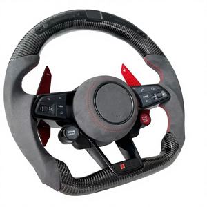 Volante Deportivo de Alta Gama en Fibra de Carbono Forjada y Cuero con Pantalla LED y Calefacción para Audi - Product Image 3
