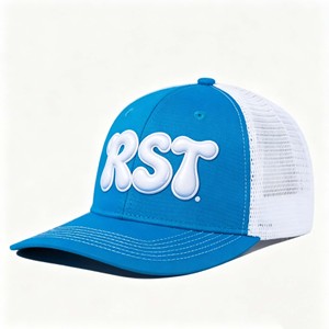 Casquette de camionneur en maille à 6 panneaux avec logo brodé personnalisé, boucle en plastique réglable, chapeau de chauffeur de camion, casquette de loisirs quatre saisons - Product Image 3