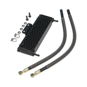 Système de refroidissement d'huile pour moto tout-terrain, refroidisseur d'huile en alliage avec câbles - Product Image 2
