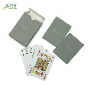 Bayaya Premium Custom Printing Waterproof Poker Deck Plastic High Quality Matte Embossed Luxurious Playing Cards