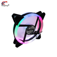 Ventilateur de refroidissement CPU personnalisé 120 mm 12V 120x120x25 mm avec LED réglable pour boîtier d'ordinateur PC RGB, ventilateur axial 12025