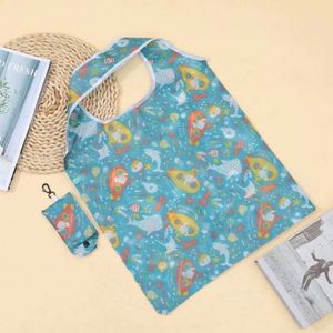 Bolsa de Compras Plegable Reutilizable de Poliéster RPET 190T 210D Ecológica con Logotipo Personalizado - Product Image 4