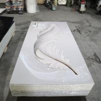 Panneaux muraux en PVC flexible, panneaux muraux en plastique SPC, impression numérique 3D multiple, imitation marbre
