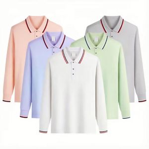 Oeko-Tex Certified Premium Teamwear 2026 <b>Smart</b> Casual Custom Long Sleeve Polo Shirt for Corporate Anniversary Gifts - Product Image 2