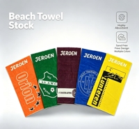 Customized Oversized Microfiber Beach Towel with Quick Drying Suede Texture Highly Absorbent and Non Stick Sand