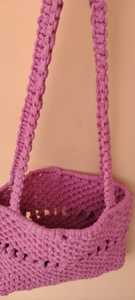 Bolso de Hombro de Macramé Hecho a Mano, Bolso Tipo Hobo, Bolso Tote Boho, Ligero, de Algodón, con Capacidad de hasta 1L, para Mujer, para Bodas y Fiestas - Product Image 6