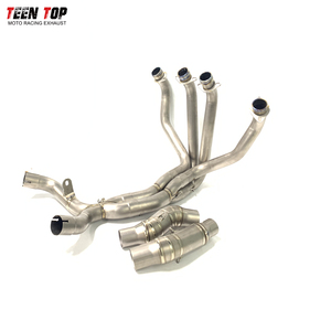 Tuyau d'échappement Z1000 en alliage de titane de taille de stock 2010 ~ 2021 <span class=keywords><strong>Z1000SX</strong></span> tuyau d'échappement 2010 ~ <span class=keywords><strong>2019</strong></span> Z1000 double échappement pour Kawasaki - Product Image 4