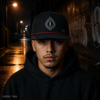 Casquette Trucker 5 Panneaux Vintage Personnalisée avec Broderie, Visière en Mousse et Filet, Style Urbain Chicano Côte Ouest, Vente en Gros