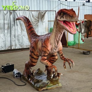 Modèle réaliste Velociraptor Silicone réaliste Animatronic Raptor intérieur extérieur utilisation parc d'attractions aire de jeux musée des dinosaures - Product Image 3