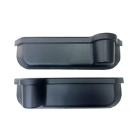 Boîte de rangement pour porte-gobelets de porte, noir/beige/gris, pour Toyota Land Cruiser 71 76 78 79, accessoires
