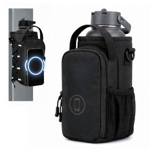 Bolsa Magnética de Poliéster para Botella de Agua, para Gimnasio, con Bolsillo para Teléfono, Portavasos Magnético, Estuche de Uso Especial - Product Image 1