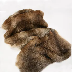 XJ Factory Directly Supplier Cheap Price Genuine Rabbit Fur Skin Soft Bedding Floor Rabbit Fur Rug