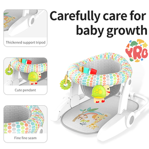 Yrb Baby Portable Babt Floor Sentado <span class=keywords><strong>Silla</strong></span> Asiento de bebé para niños pequeños Cena <span class=keywords><strong>Silla</strong></span> Seguridad Suave <span class=keywords><strong>Silla</strong></span> de piso infantil con <span class=keywords><strong>colgante</strong></span> de juguete - Product Image 4