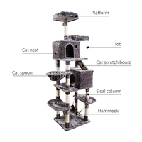 Grand arbre à chat, hamac de luxe, maison d'arbre à chat, offre spéciale