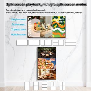32/43 inch LCD wandbevestiging digitaal signage scherm, slanke frameloze uitvoering, commercieel display, 700 nits hoge helderheid, kiosk voor bedrijven - Product Image 3