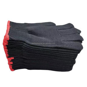 قفازات عمل سوداء من النايلون المحبوك وفقًا لمعيار EN388، قفازات أمان متعددة الأغراض - Product Image 3