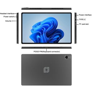 Meilleure vente 12 Go + 512 Go sans clavier 12 pouces Jumper EZpad V12 <span class=keywords><strong>Pro</strong></span> Tablet PC Win11 Home OS Intel Lake N100 Quad Core - Product Image 1