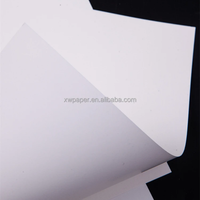 Carton blanc double face personnalisé 280 g/m² A4/A3, épaisseur 300 g, revêtement laser, logo imprimé, matériaux recyclés, pour exposition et épicerie