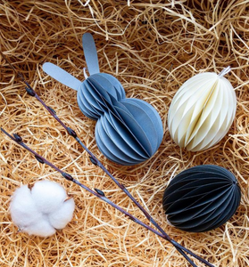 Décoration d'arbre <span class=keywords><strong>de</strong></span> noël en forme <span class=keywords><strong>de</strong></span> lapin, arbre <span class=keywords><strong>de</strong></span> noël, vitrine, décoration, boules en papier, ornements suspendus, <span class=keywords><strong>boule</strong></span> en papier - Product Image 3