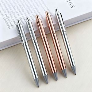 Rose <b>Gold</b> and Silver High-End Metal Ballpoint With Logo Elegant Signature Custom <b>Pen</b> Suitable for Corporate Gifts - Product Image 1