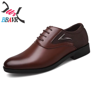 Nuevos Zapatos Casuales de Primavera para Hombre, Talla Grande, Transpirables, con Amortiguación de Impactos, de PU, Combinables con Todo, Formales para Negocios, Sin Cordones, para Boda - Product Image 6