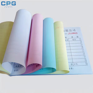 Rollo de Papel Autocopiativo de Alta Blancura Premium al por Mayor, 50gsm 55gsm, Papel NCR para Impresión por Computadora - Product Image 1