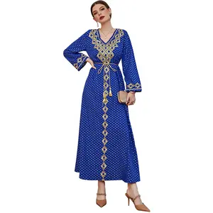 The Hot Selling Indian Ladies Abaya Style Muslim Maxi Dress