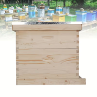 Matériel d'apiculture multi-types et multi-niveaux, ruches en bois avec cadres, ruche en bois enduite de cire
