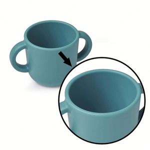 Vaso de Silicona al por Mayor con Asa, Compacto, para Desayuno, Fruta, Avena, Leche, Agua, Ideal para Publicidad - Product Image 3
