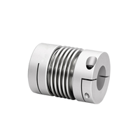 Couplage souple à soufflet pour encodeur de disque flexible en aluminium de haute qualité, encodeur personnalisé à jeu nul pour arbre de servomoteur GRC