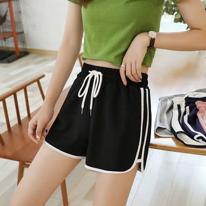 Shorts <span class=keywords><strong>de</strong></span> <span class=keywords><strong>Sport</strong></span> d'Été pour Femmes, Confortables, Décontractés, <span class=keywords><strong>Taille</strong></span> Haute, Amples, <span class=keywords><strong>Grande</strong></span> <span class=keywords><strong>Taille</strong></span>, Course, Yoga, Pantacourt 3/4 en Gros - Product Image 1