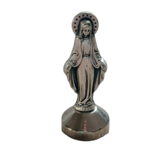Metal Milagrosa Mary Mini Estatua - Product Image 4