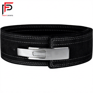 เข็มขัดยกน้ำหนักหนังวัวแท้แบบปรับได้ ขายดี พร้อมการปกป้องที่ครอบคลุม - Product Image 1