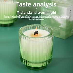 High-end Soy Wax Aromatherapy <strong>Candles</strong> <strong>Citrus</strong> Verbena Scent Romantic Home Fragrances Fresh Air Gift - Product Image 1