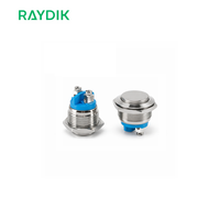 Top Selling 1NO 1NC Mini Aluminum Safety Waterproof Control Push Button Switch for Elevator Systems