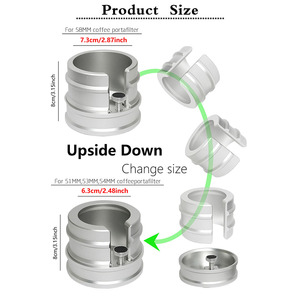 1 pezzo articolo caldo in alluminio per caffè con Base a manomissione supporto supporto supporto resistente porta caffè - Product Image 3
