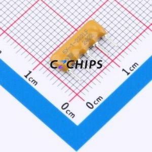 Red de Resistencias 4605X-101-222LF SIP-5-2.54mm (Número de Resistencias: 4) (Resistencia: 2.2kOhm Precisión: 2%) - Product Image 1