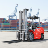 Forklift Gudang Listrik Liftron CPD40D 4T untuk Operasi Pengangkutan dan Penyimpanan Material Berat yang Efisien