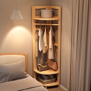 Perchero <span class=keywords><strong>de</strong></span> Esquina <span class=keywords><strong>de</strong></span> <span class=keywords><strong>Madera</strong></span> Maciza al por Mayor, Perchas <span class=keywords><strong>de</strong></span> Hierro, Perchero Simple para Dormitorio, Almacenamiento <span class=keywords><strong>de</strong></span> Ropa, Muebles Generales para el Hogar - Product Image 5