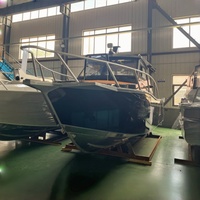 Bateau de pêche en aluminium de luxe Gospel Yacht de 25 pieds (7,5 m) avec toit rigide en aluminium soudé, cabine offshore, en vente
