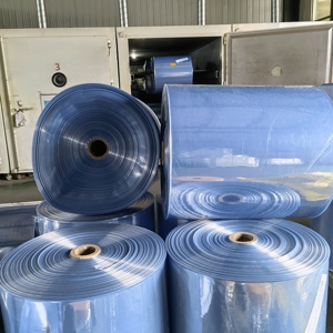 Tube Thermorétractable PVC Bleu 220 Mm Largeur à Plat – 1 Mètre, Pour Batterie 18650 Double Couche, Isolation Parfaite Et Rétrécissement Rapide