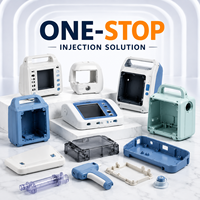 Composants en plastique PP, PC, TPE moulés par injection, certifiés ISO, de qualité médicale, pour équipements de santé, fournisseur d'usine
