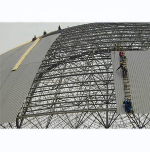 Structure en acier à grande portée, dôme, abri sec, structure en ossature, hangar de stockage du charbon, bâtiment - Product Image 5