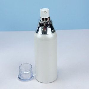 China Supplier Cosmetic Packaging 30ml 50ml 100ml 120ml Vacuum <b>Pump</b> <b>Bottle</b> Pearl White PP Airless <b>Bottle</b> - Product Image 3