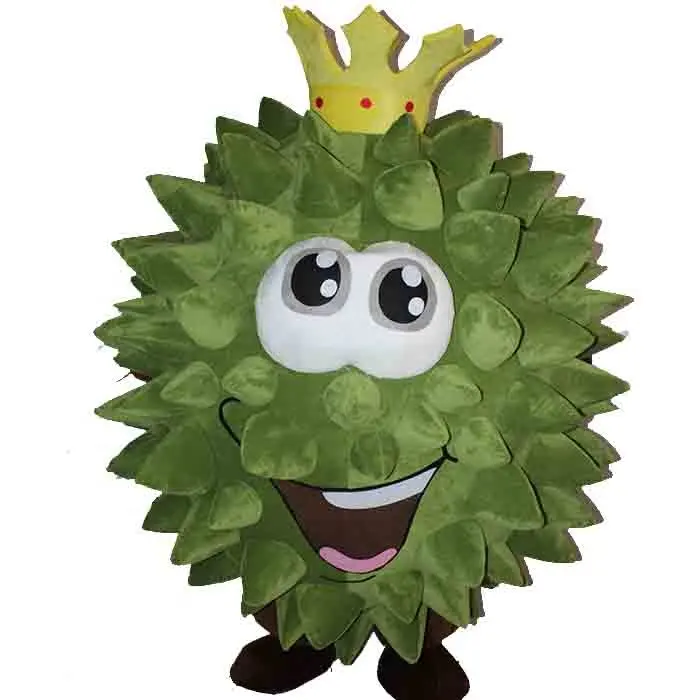 Disfraz de mascota durian para adultos, CE hinchable juguete de mascota verde, fruta