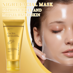 Mascarilla <span class=keywords><strong>Facial</strong></span> Exfoliante de Cúrcuma y Ácido Kójico, Reafirmante, Antienvejecimiento, Blanqueadora, Nutritiva, Suavizante y Reafirmante <span class=keywords><strong>para</strong></span> Todo Tipo de Piel - Product Image 2