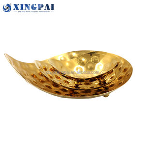 XINGPAI restauration fournitures en acier inoxydable martelé gâteau support assiette/mariage <span class=keywords><strong>plateau</strong></span> <span class=keywords><strong>de</strong></span> service assiette <span class=keywords><strong>de</strong></span> fruits pour buffet - Product Image 1